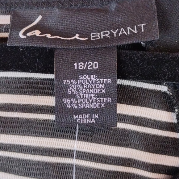 NWT Lane Bryant Color Block Short Sleeved Dress 18/20 - Picture 3 of 12